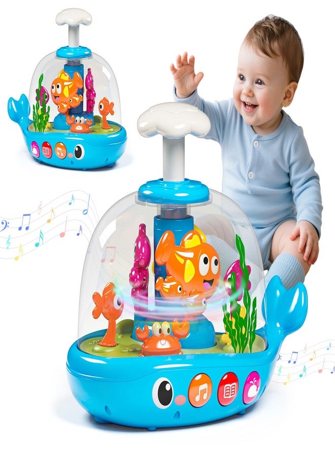 OCHIDO Baby Toys 6-12 Months, Press & Glow & Spin Infant Toys, Cause and Effect Baby Musical Toys Educational Toy for 1 Year Old, 1st Birthday Gifts for 6 7 8 9 10 11 12Month - Image 1